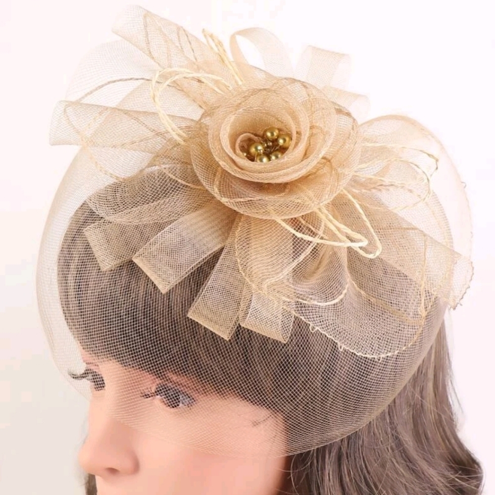 New Birdcage veil hair clip
